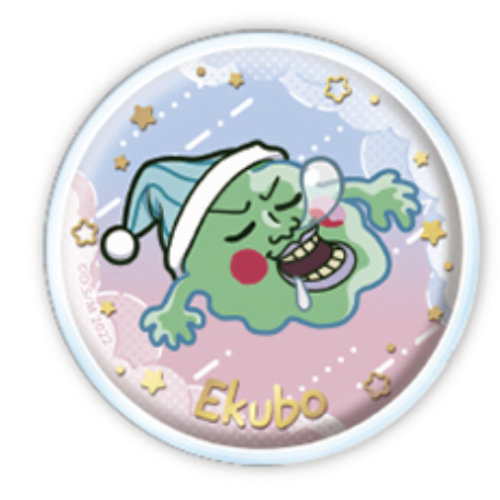 【モブサイコ100Ⅲ】エクボ カプセル缶バッジ＆カバー すやりんver.