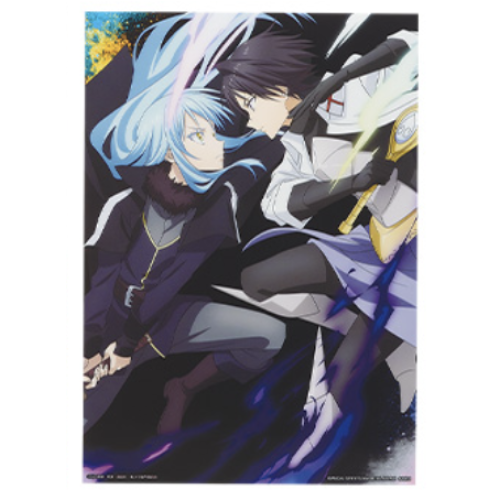 【転生したらスライムだった件】リムル ヒナタ 一番くじ 聖魔対戦 F賞 クリアポスター