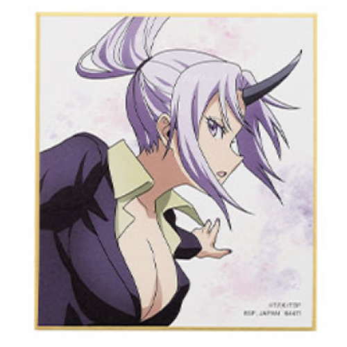 【転生したらスライムだった件】シオン 一番くじ 聖魔対戦 E賞 ミニ色紙