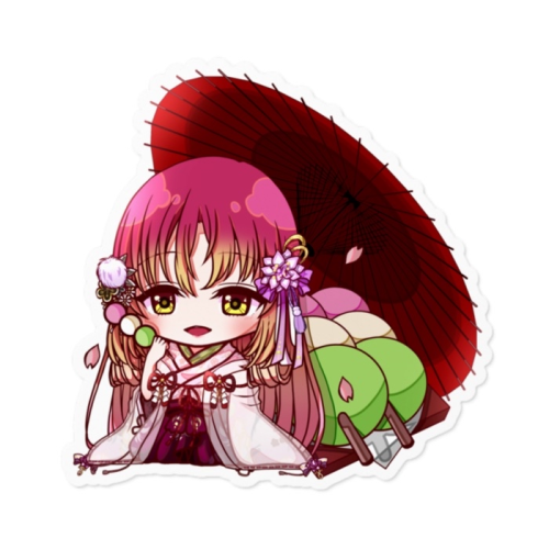 鈴乃ステッカー