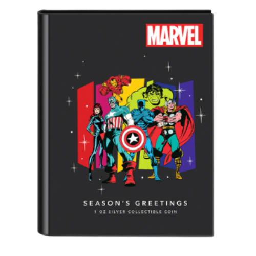 純銀 1オンス（31.1g）マーベルクリスマスの商品画像