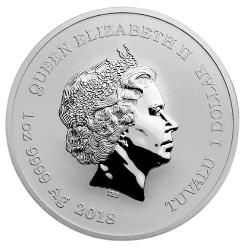 純銀 1オンス（31.1g）アイアンマンの商品画像