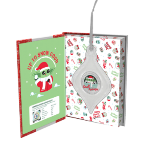 純銀 1オンス（31.1g）ヨーダクリスマスの商品画像