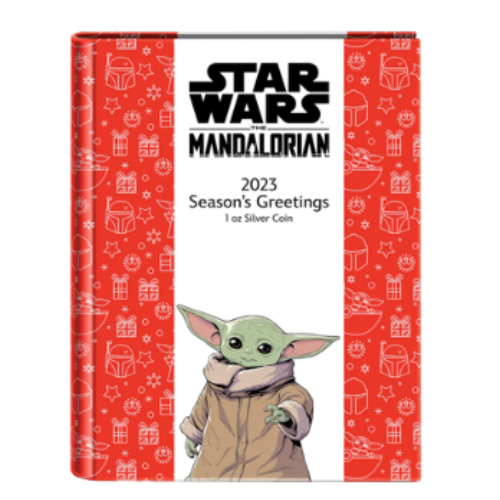 純銀 1オンス（31.1g）ヨーダクリスマスの商品画像