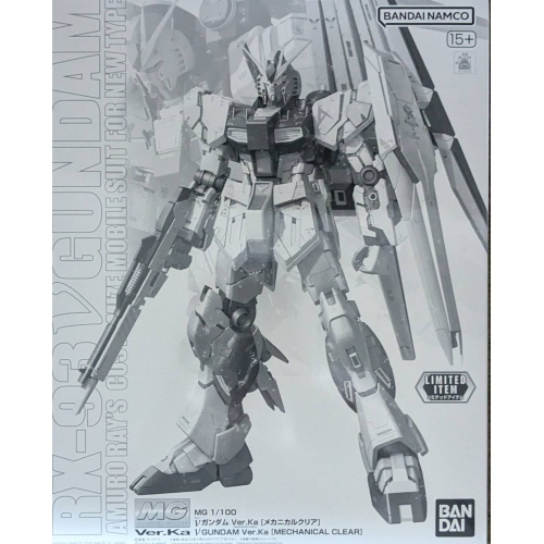 MG 1/100 νガンダム Ver.Ka [メカニカルクリア]