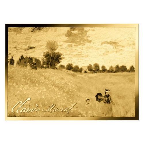 純金0.03g　モネ『ポピー畑』の商品画像