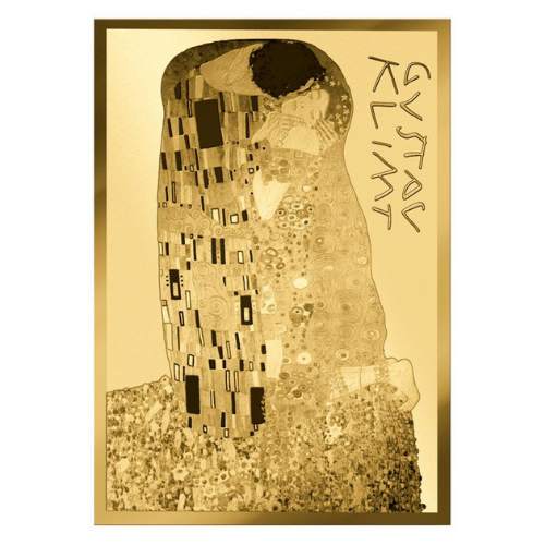 純金0.03g　クリムト『接吻』の商品画像
