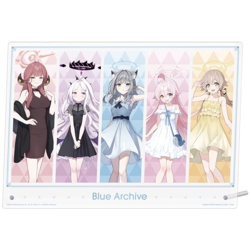 【ブルーアーカイブ】シロコ ホシノ アル ヒナ ヒフミ 一番くじブルーアーカイブA賞 アクリルボード