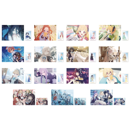 【ブルーアーカイブ】全15種ランダム 一番くじ ブルーアーカイブvol.2 クリアポスター&クリアカード K賞