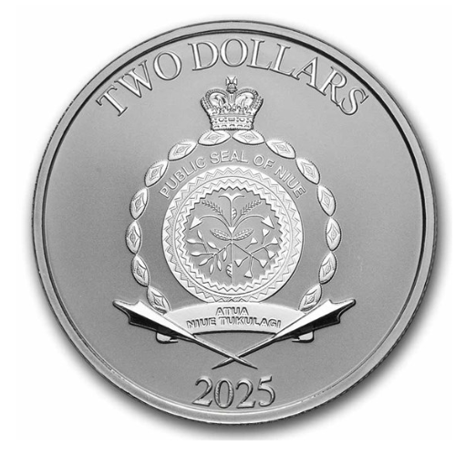 純銀 1オンス（31.1g）レイア　2025の商品画像