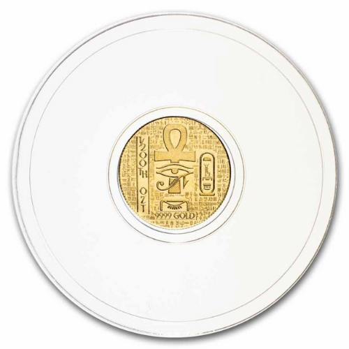 純金 1/200オンス（0.15g） ゴールドラウンド 　ツタンカーメンの商品画像