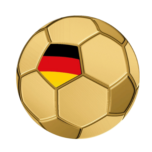 純金0.03g　サッカーボール　　ドイツ