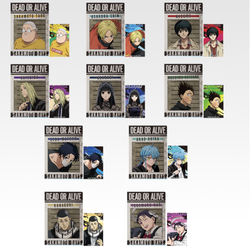 ◎【SAKAMOTO DAYS】一番くじ vol.3 H賞 クリアファイル＆ステッカーセット ランダム1点