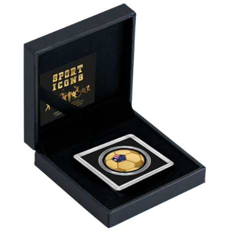 純金0.03g　サッカーボール　オーストラリアの商品画像