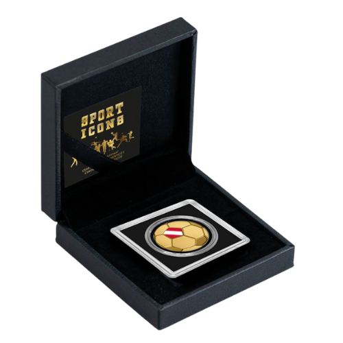 純金0.03g　サッカーボール　オーストリアの商品画像