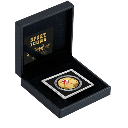 純金0.03g　サッカーボール　イングランドの商品画像