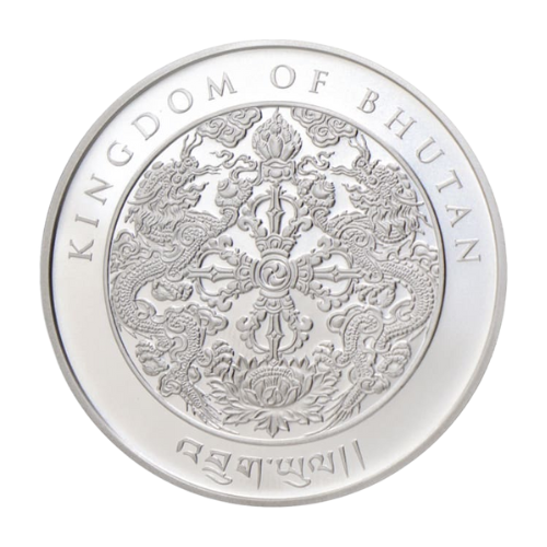 純銀 1オンス（31.1g）午年 ブータン 地金銀貨の商品画像